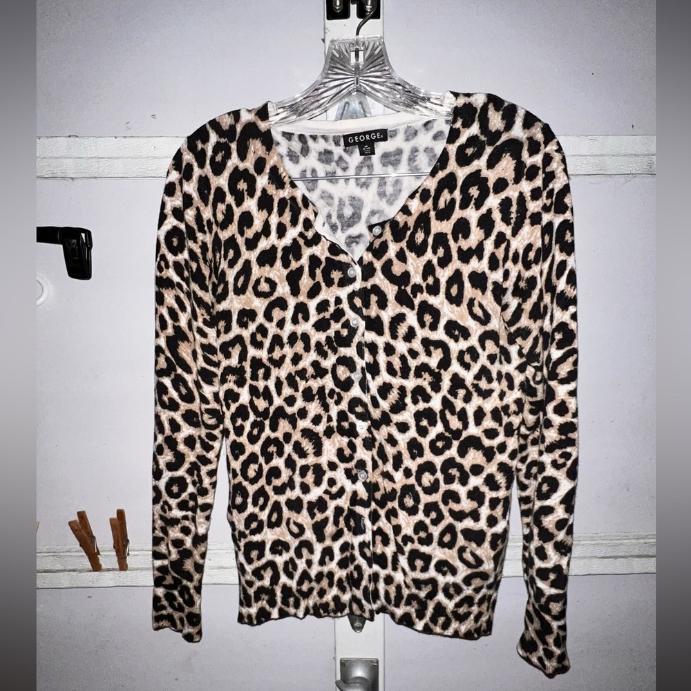 George; rayon button up cardigan